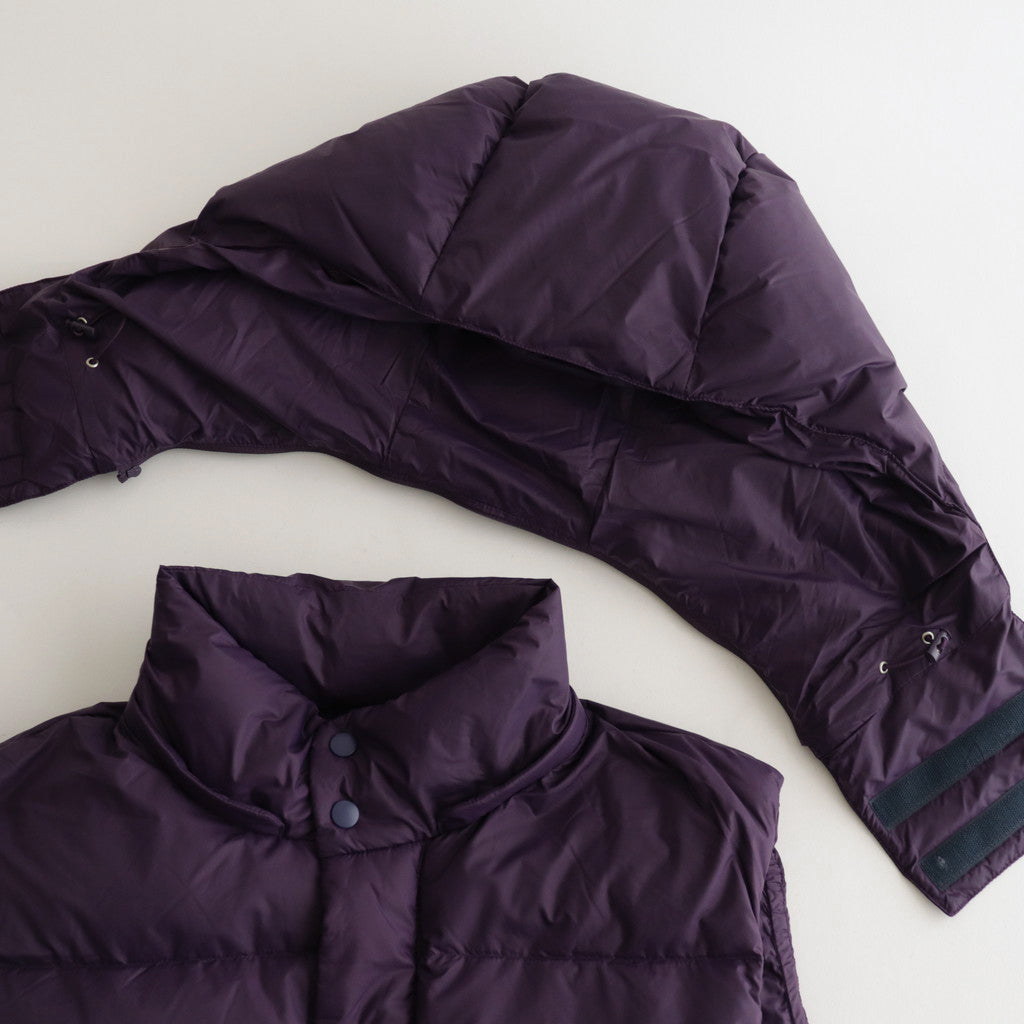 CORPORATE DOWN VEST #PURPLE [FSW-23-DW_173]