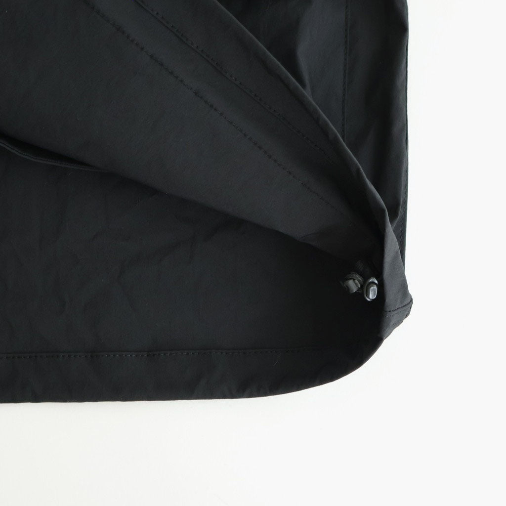 エステルウェザー ジップブルゾン #BLACK [HQ-J015-051]