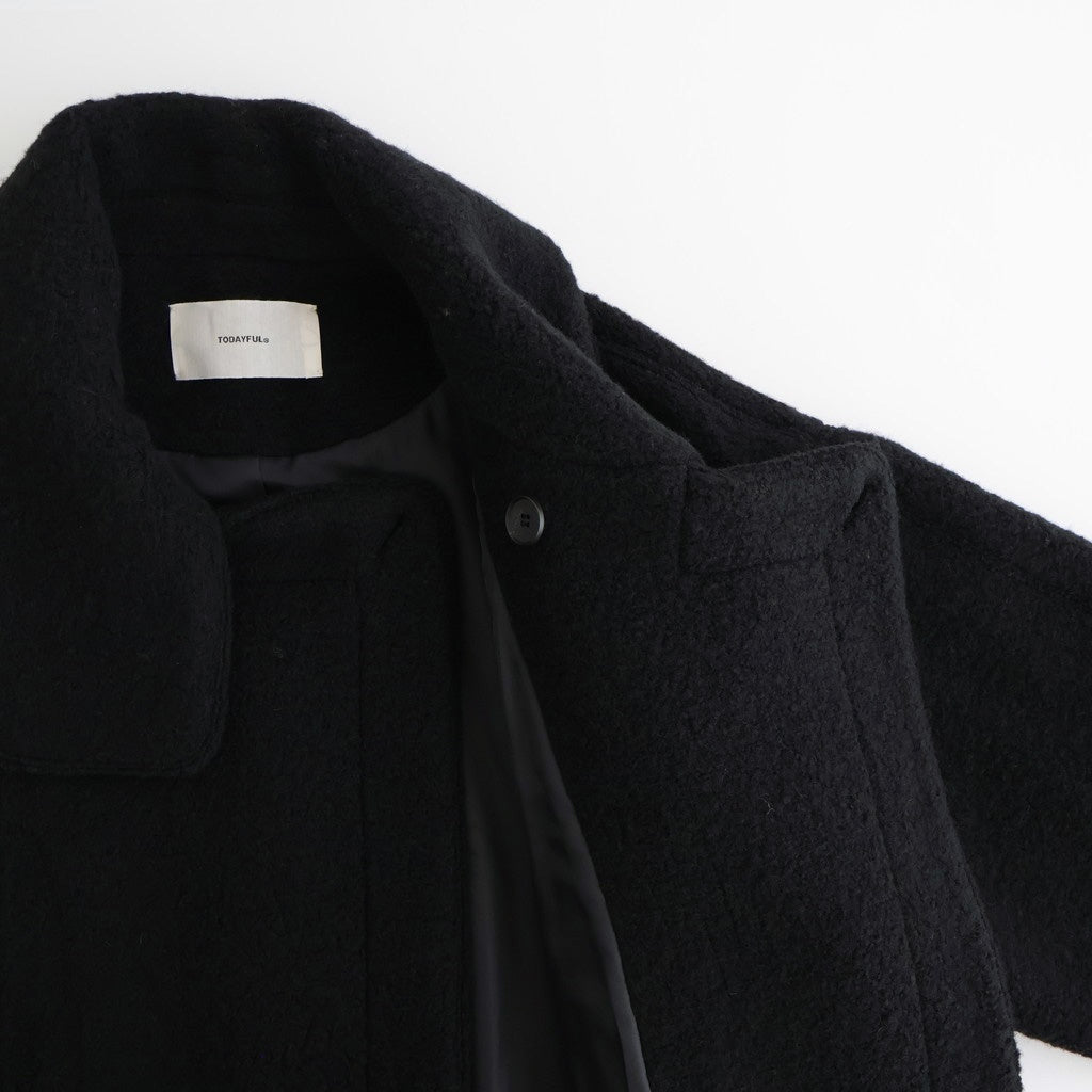 Standcollar Boucle Jacket #BLK [12520002]