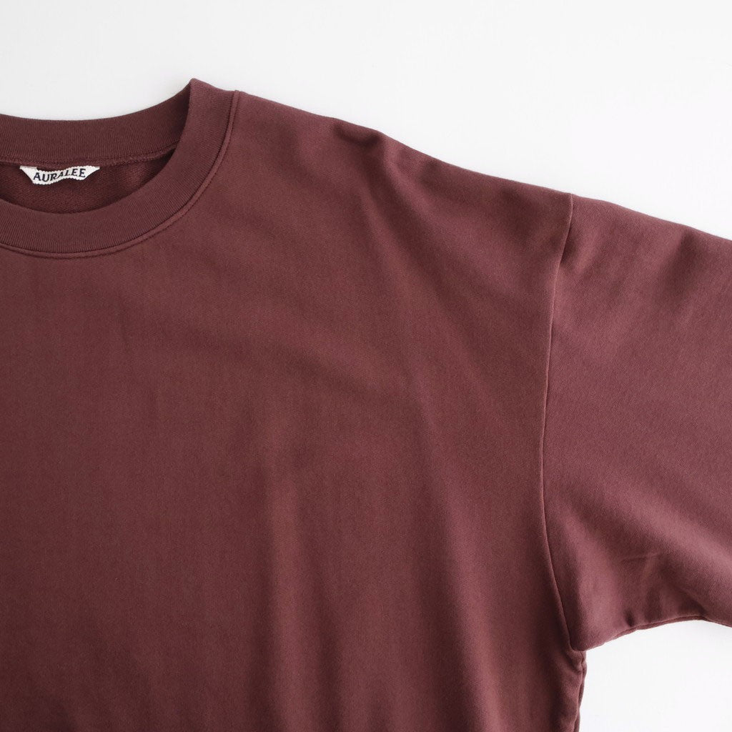 SUPER HIGH GAUGE SWEAT P/O #BURGUNDY [A26AP02CU]