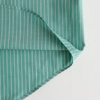 SUPER FINE WOOL STRIPE SHIRT #GREEN STRIPE [A25SS01WW]