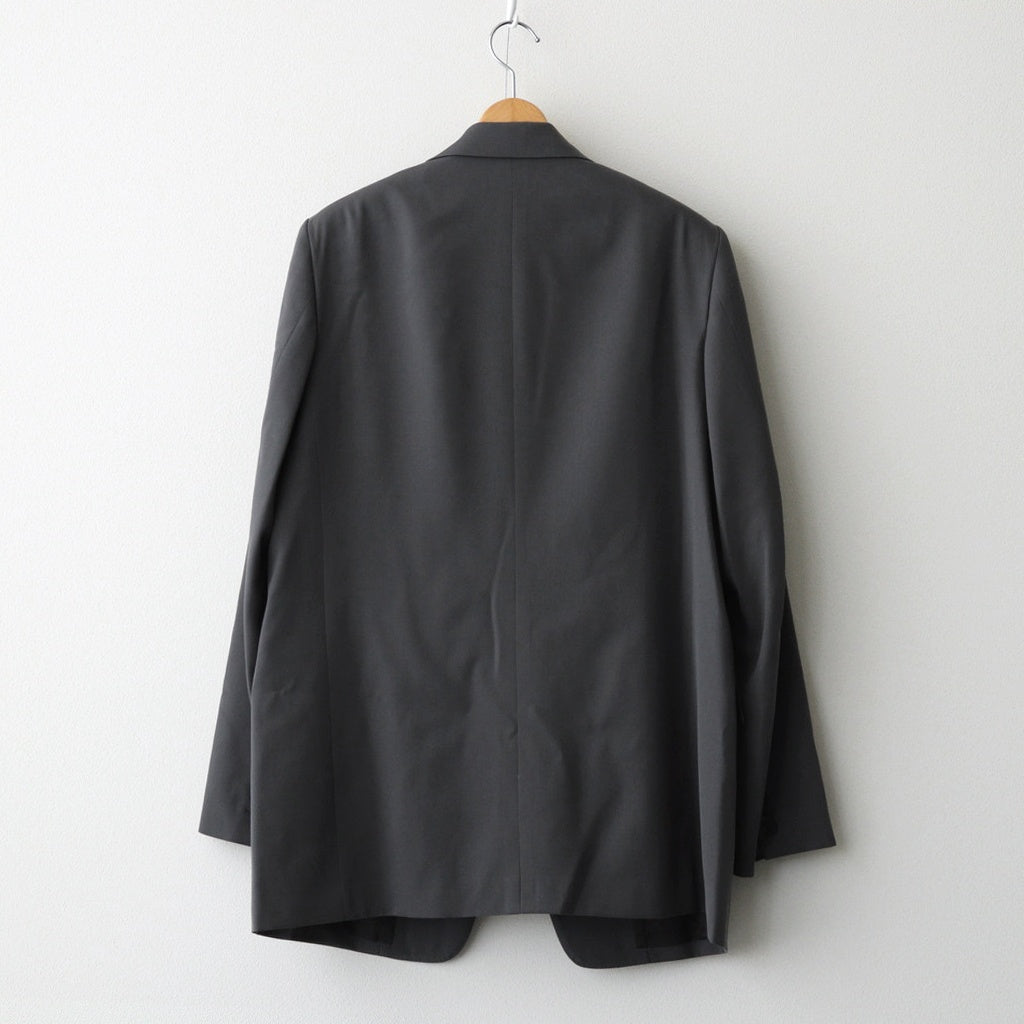 LIGHT WOOL MAX GABARDINE JACKET #DARK GRAY [A25AJ01MG]
