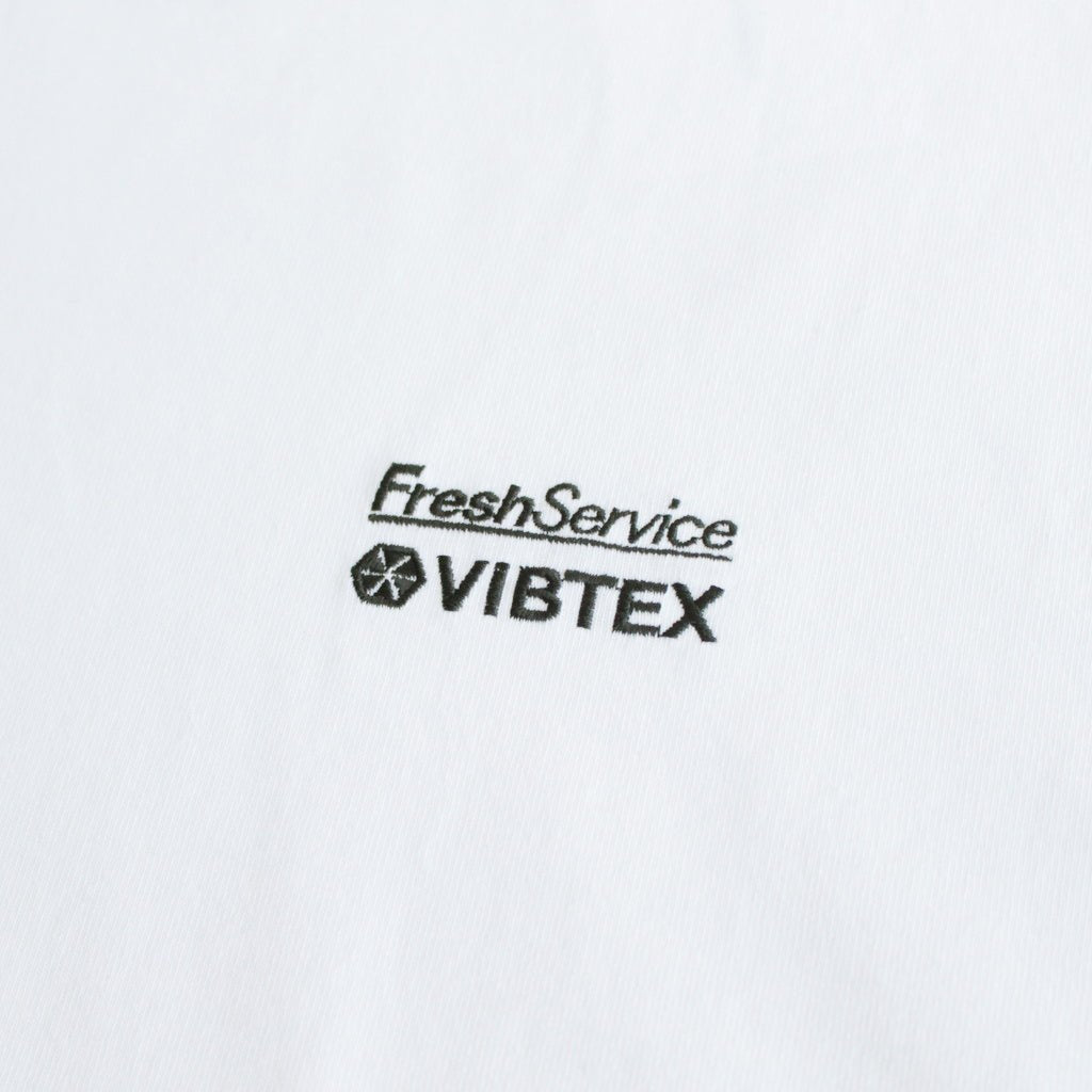 VIBTEX for FreshService S/S CREW NECK TEE #WHITE [FSC244-70176B]