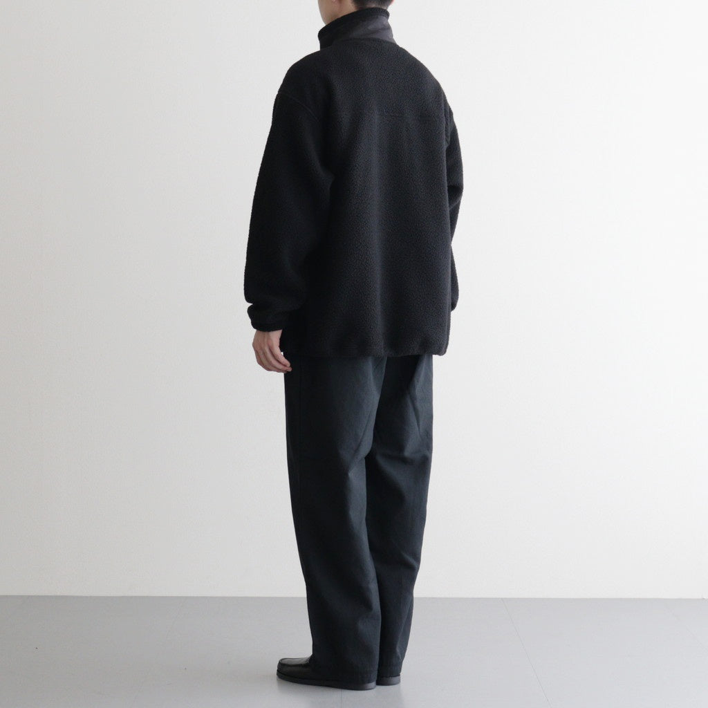 HEAVY FLEECE ZIP-UP JACKET #BLACK [FSC253-30191]