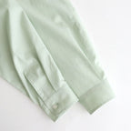 WASHED FINX TWILL BIG SHIRT #LIGHT KHAKI [A25AS02TN]