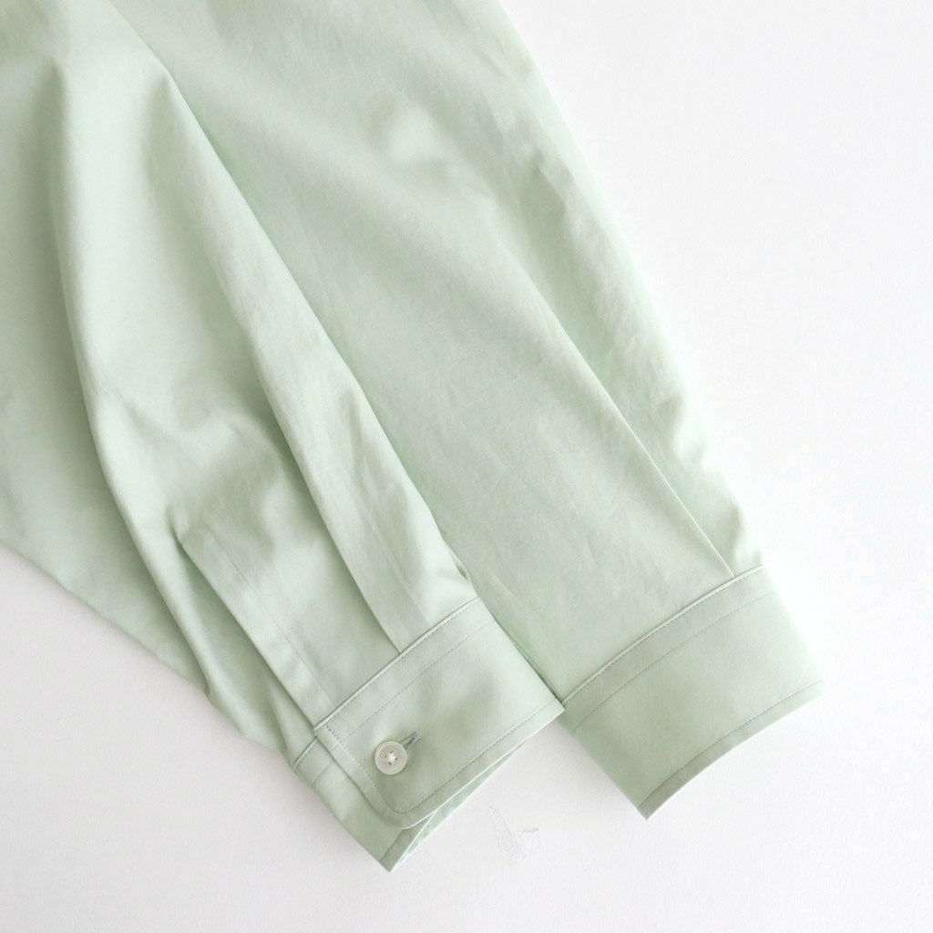 WASHED FINX TWILL BIG SHIRT #LIGHT KHAKI [A25AS02TN]