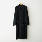 WOOL CASHMERE RAGLAN SLEEVE BALMACAAN COAT #BLACK [ST.1535]
