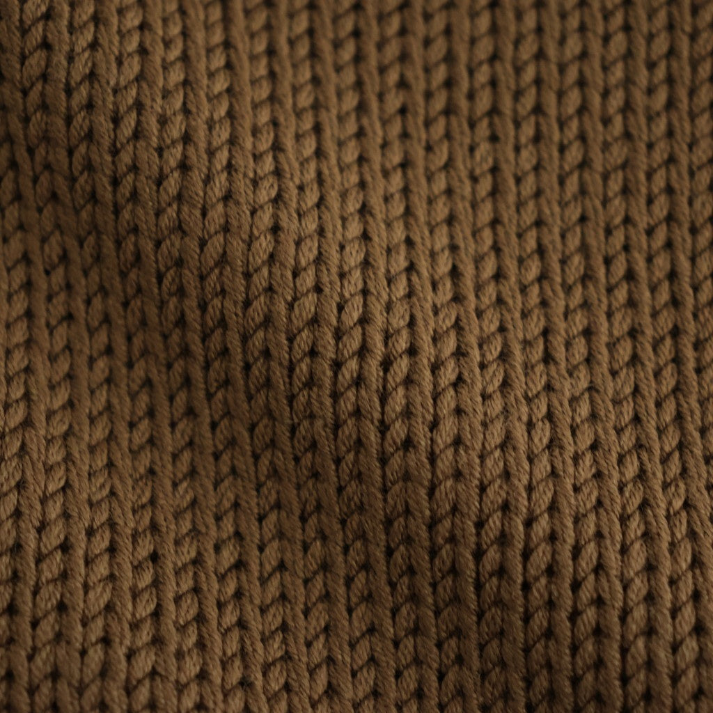 Soft Wool Triangle Stole #BROWN [GU263-90601]