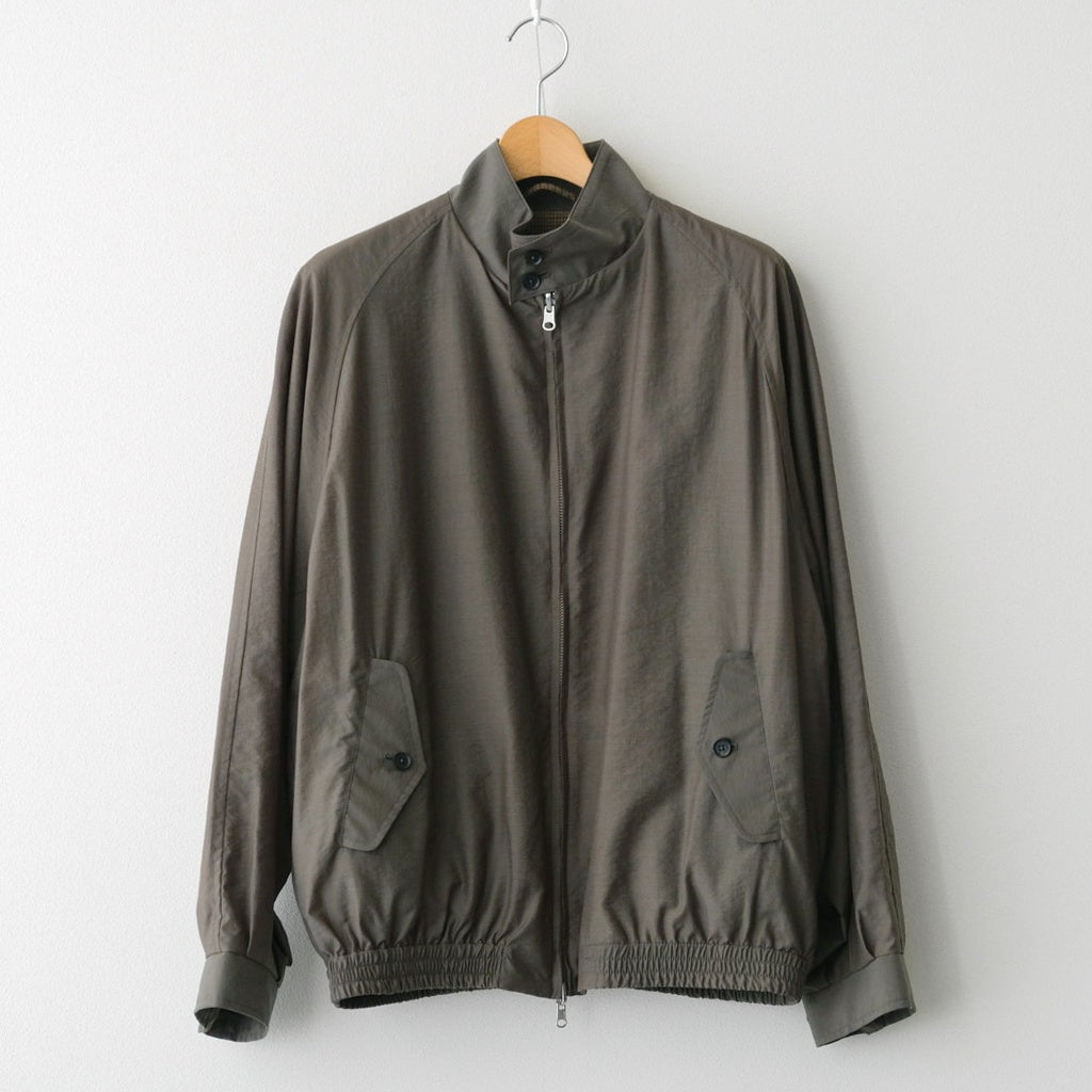Wool Nylon Reversible Harrington Jacket #OLIVE [YK25FW01058B]