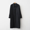 LIGHT WOOL MAX GABARDINE COAT #TOP BLACK [A26SC01MG]