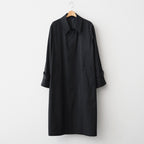 LIGHT WOOL MAX GABARDINE COAT #TOP BLACK [A26SC01MG]