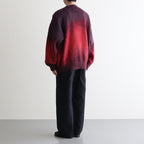 GRADATION MOHAIR CARDIGAN #RED [ST.699]