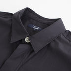 綿タイプライター L/S シャツ #BLACK [HQ-B002-051]