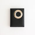 二つ折り財布 - SILVER EYELET #Black [8Z-Z091-051]