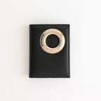 二つ折り財布 - SILVER EYELET #Black [8Z-Z091-051]