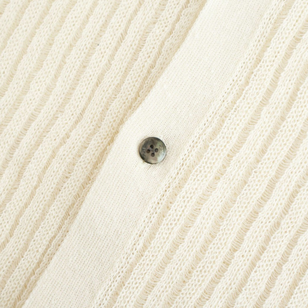 Rib Knit Sheer Shirt #WHITE [YK26SS01250S]