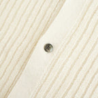 Rib Knit Sheer Shirt #WHITE [YK26SS01250S]