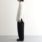 COTTON SILK OVERSIZED LS SHIRT #CREAM [ST.1666]