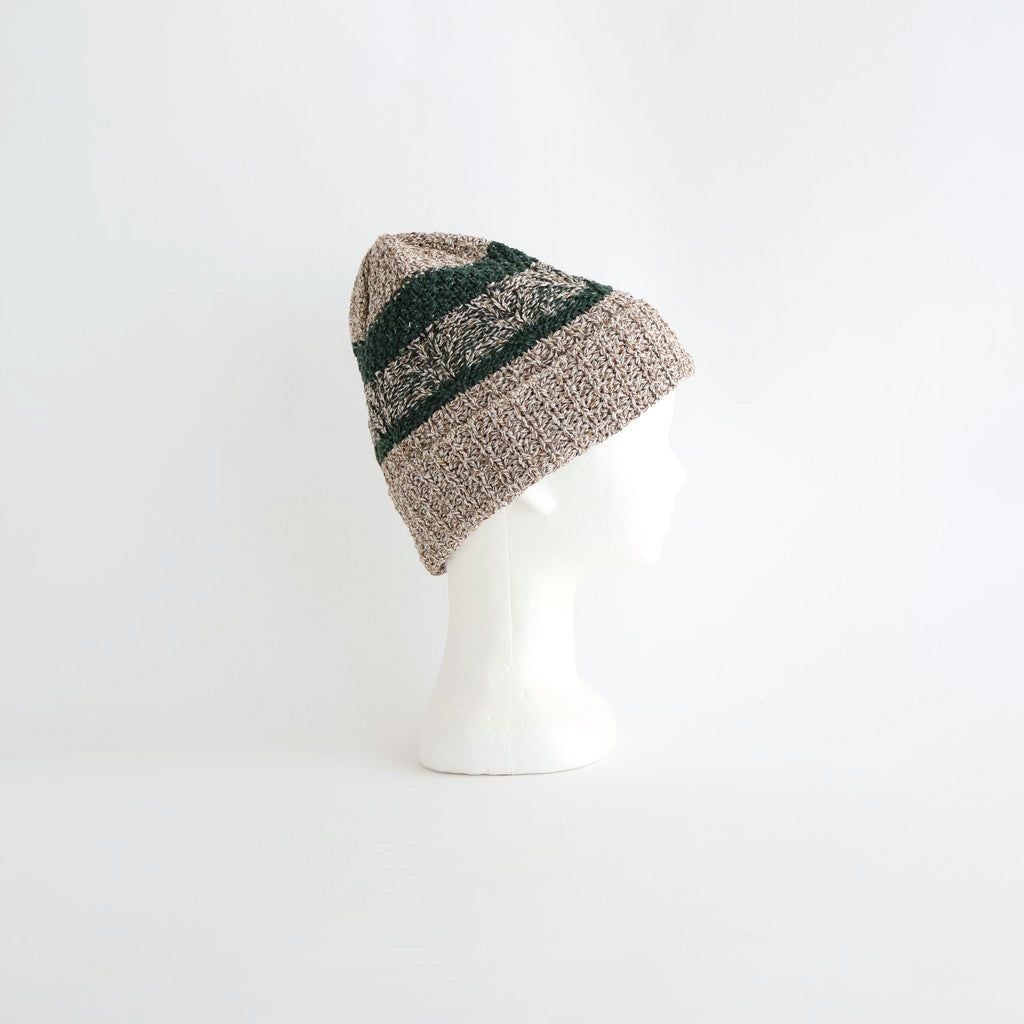 Vanda Knit Hat #Green Mix [N-1505]