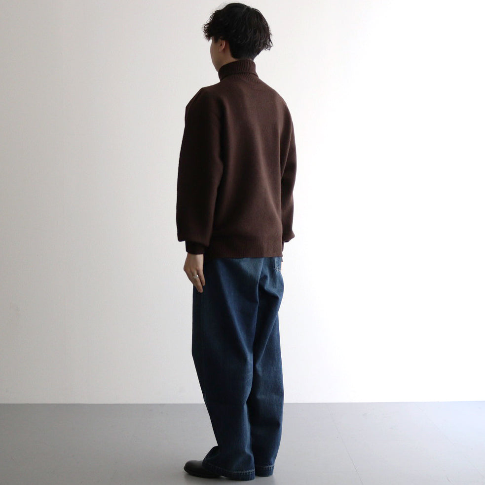 WG Turtle Neck #D.Brown [2403-017]