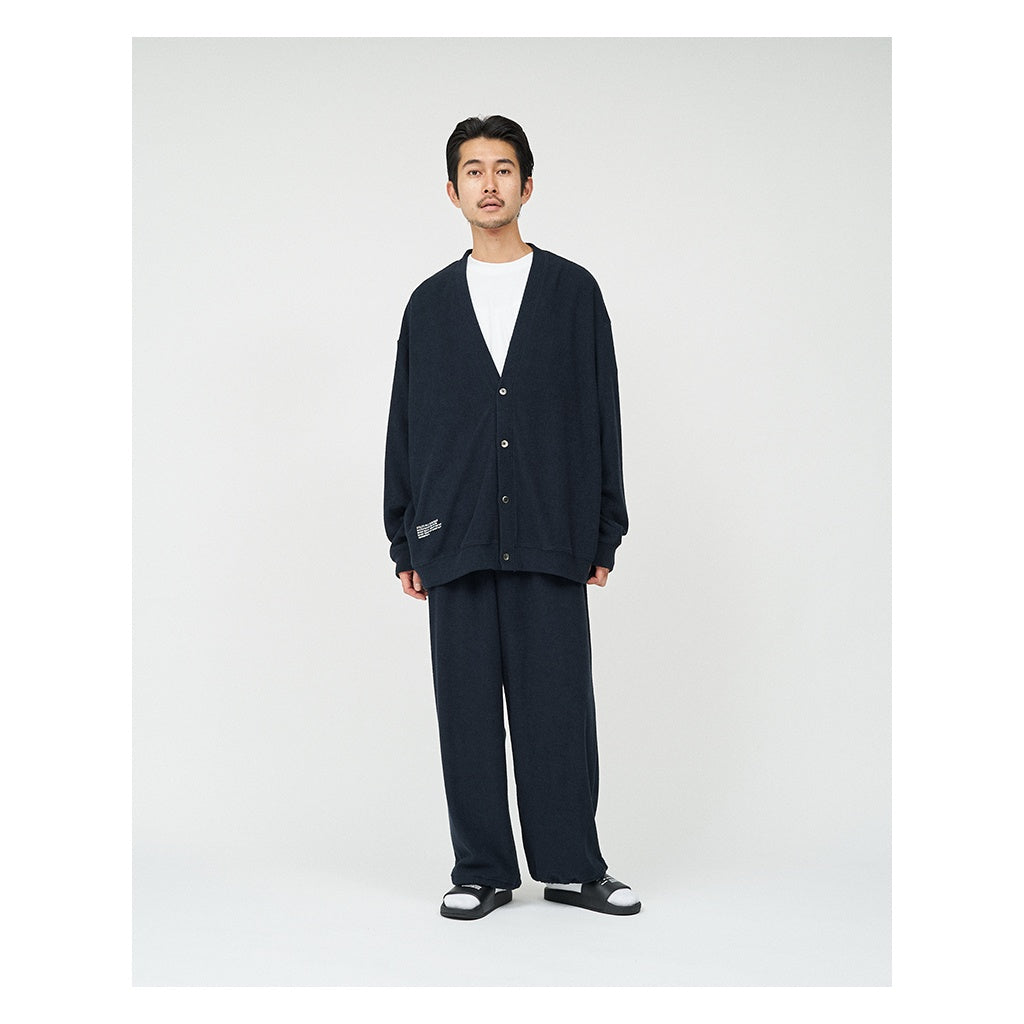 UTILITY PILE CARDIGAN SET-UP #NAVY [FSR253-60211]