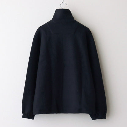 WOOL FREECE HALF ZIP PULLOVER #NAVY [YK24FW0801B]