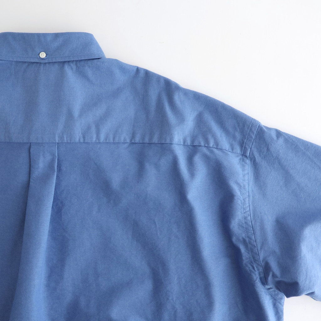 Oxford S/S Oversized B.D Shirt #SAX [GM261-50025B]