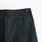 PRODUCT DYED FINX CHINO ONE-TUCK PANTS #BLACK [A25AP01CP]