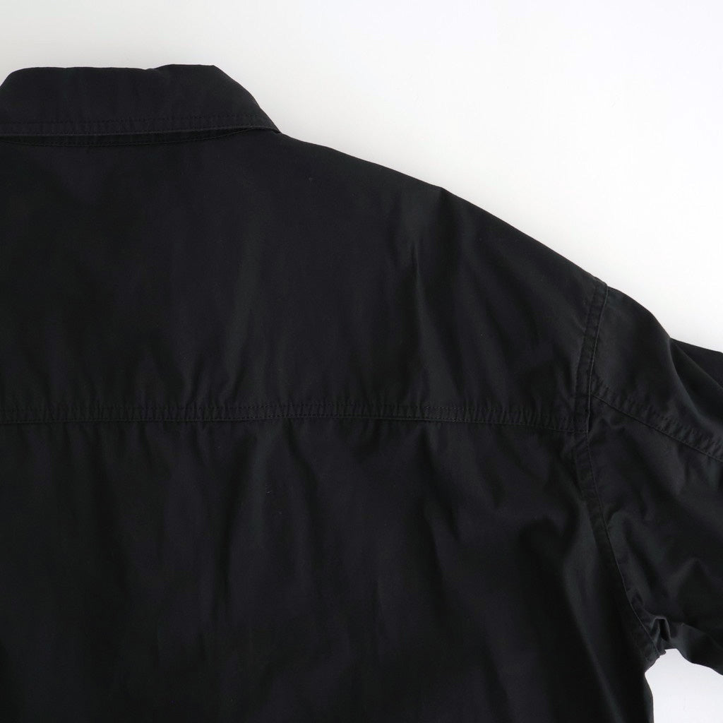 綿ウェザー 製品洗シャツジャケット #BLACK [HP-B024-051]