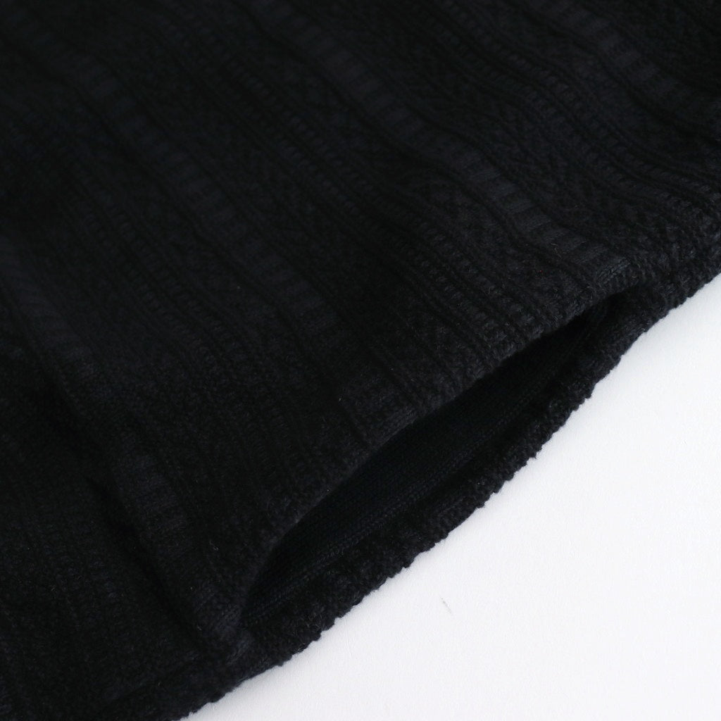 Links Zip Up Vest #Black [2501-017]