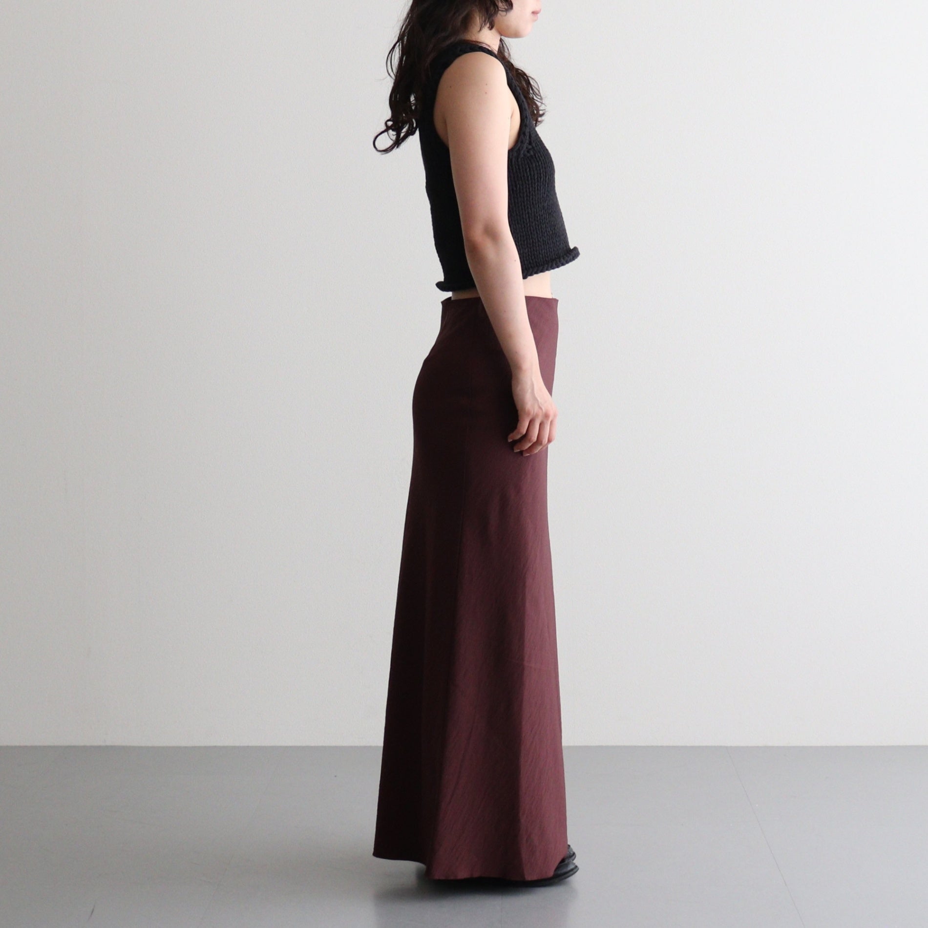 Hand Knit Vest #BLK [12610512]