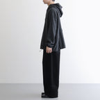 縮絨ウールワイドフーディー #CHARCOAL GRAY [D225-T391]