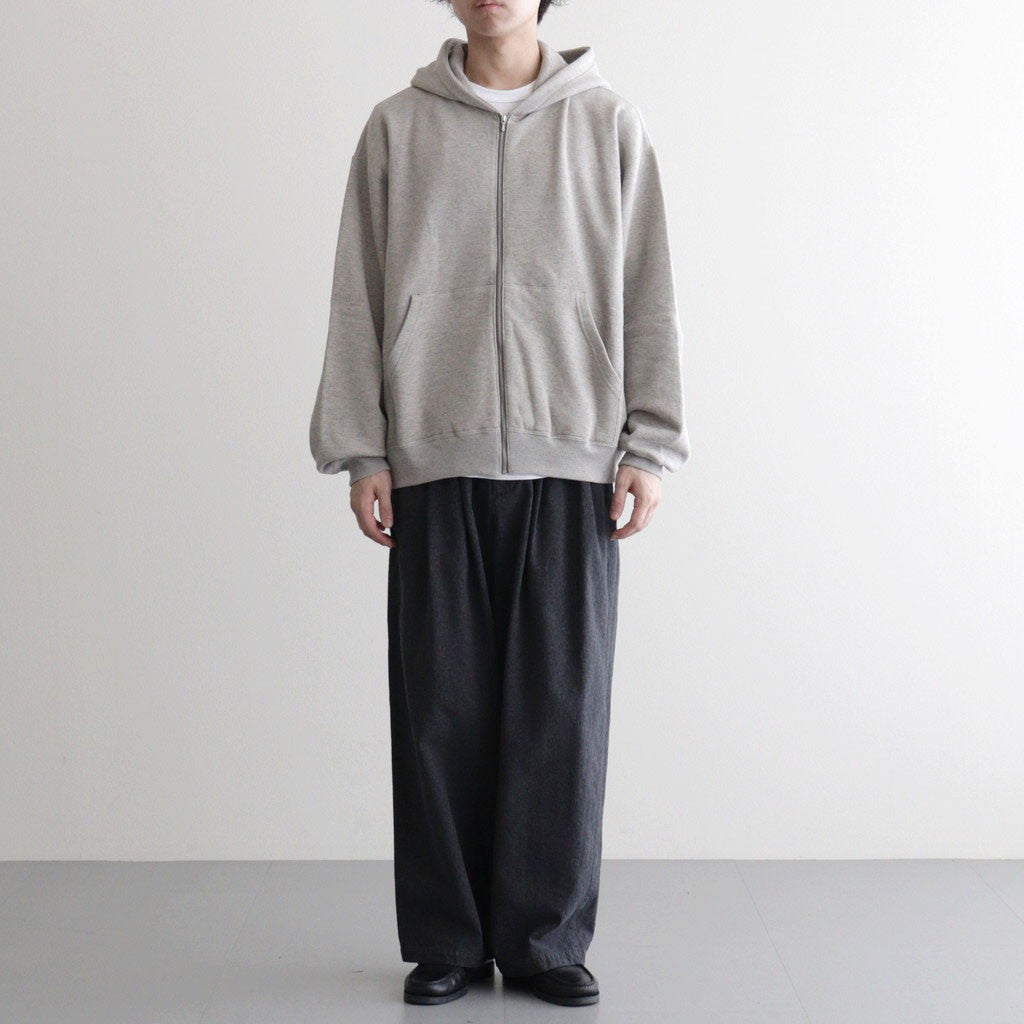 Sulfur Dyed Gabardine Two Tuck Easy Pants #GRAY [GM261-40201]