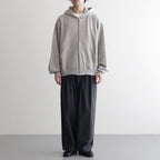 Sulfur Dyed Gabardine Two Tuck Easy Pants #GRAY [GM261-40201]