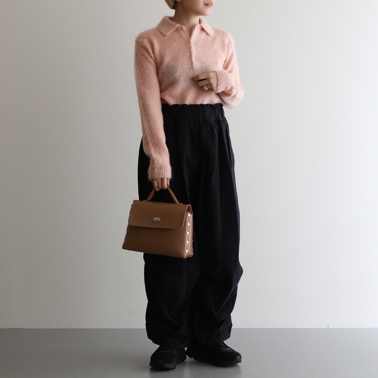 に*ん様 assemble hand bag flap M assemble hand bag flap M-BEIGE- – OBLIGE
