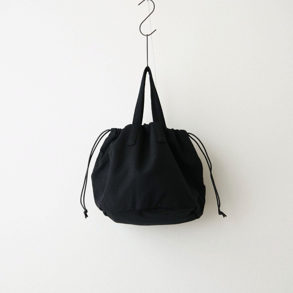 SHUKUJU WOOL HELMET BAG #BLACK [K010W]