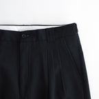 3pleated Wide-leg Trousers #BLACK [YK26SS01170P]