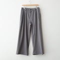 Wool Washer Tropical 2pleated Easy Trousers #GRAY [YK26SS01173P]