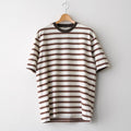 GRADIENT STRIPE JERSEY TEE #FADE BROWN STRIPE [A26ST02GJ]