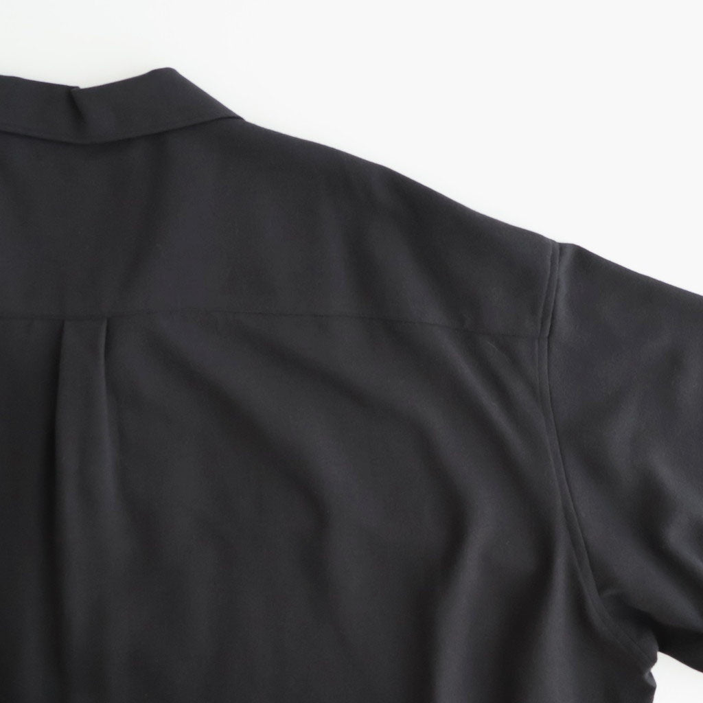 Viscose Viyella S/S Sleeping Shirt #CHARCOAL [GM261-50457]