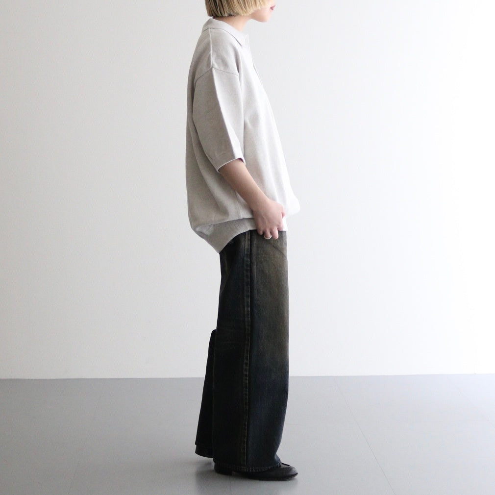 Moss Stitch Polo #Oatmeal [2501-011]