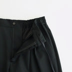 WIDE EASY SHORT TROUSERS #BLACK [ST.1435]