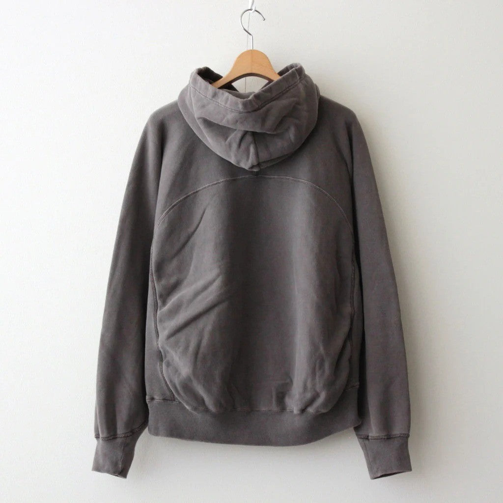 PIGMENT DYE HOODIE #DARK PURPLE [2541000904]