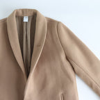 NHLCT｜ベビーラムウールダブルクロス ショールコート #CAMEL [A9-NC072CT]