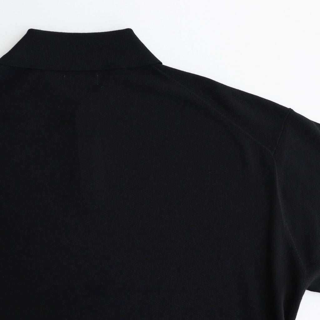 80POLO SS #BLACK [NG25S-KSW01]