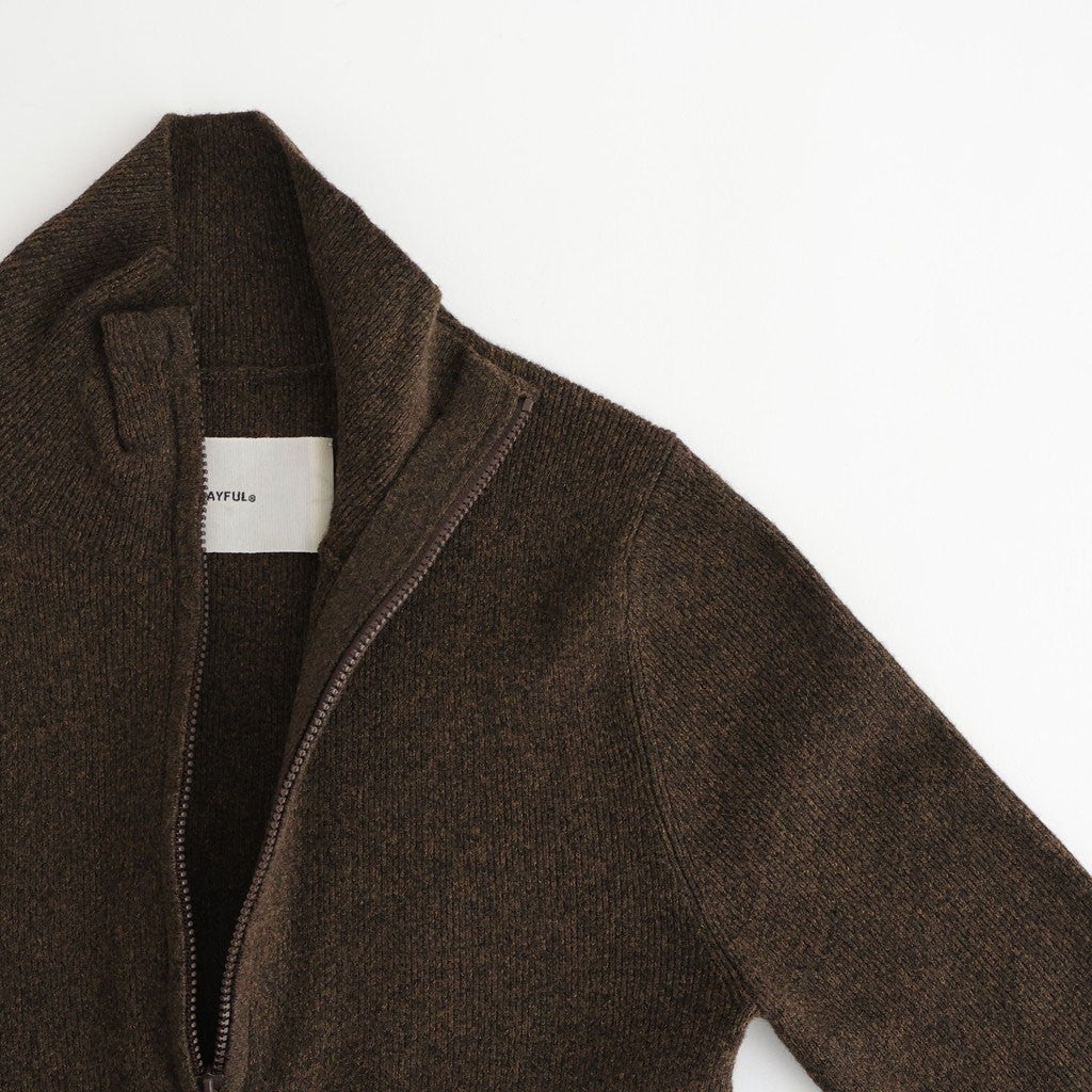 Halfzip Rib Knit #CHO [12610506]