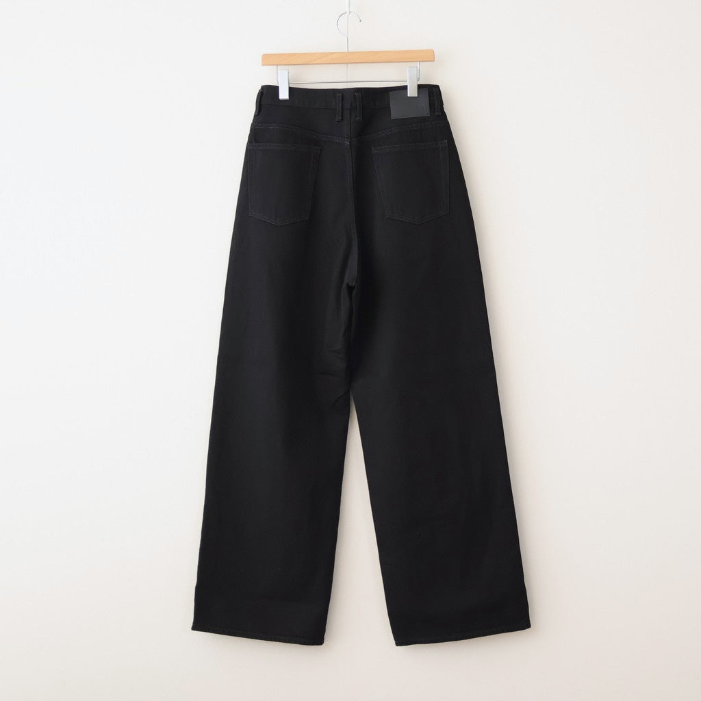 ONE WASH BLACK DENIM ASHLEY JEANS #BLACK [N0025]