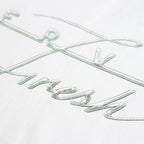 CORPORATE PRINTED S/S TEE ”GEAR” #WHITE [FSC243-70116]