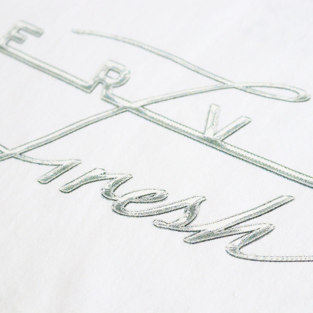 CORPORATE PRINTED S/S TEE ”GEAR” #WHITE [FSC243-70116]