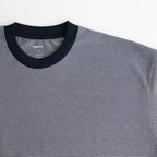 MICRO BORDER S/S TEE #WHITE×NAVY [FSC251-70115]